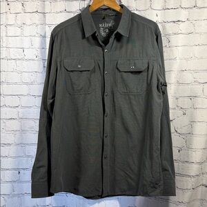 Kuhl Men's Charcoal Button-Down Shirt